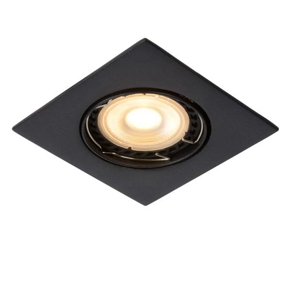 Lucide FOCUS - Inbouwspot - LED Dimb. - GU10 - 3x5W 3000K - Zwart - Set van 3 - detail 2